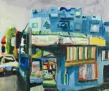 John Bokor, Newspapers & Cigarettes, 2005, Oil on Board