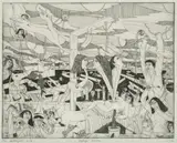 Jeffrey Harris, The Betrayal, 1978, Etching 21/50