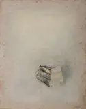 Lev Meshberg, Books, 1979, Mixed Media on Canvas on Board