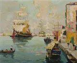 Rudolf Négely, Italian Port Scene