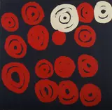 Kurtiji Peter Goodijee, Jila - Waterholes near kulyayi, 2003, Acrylic on Canvas