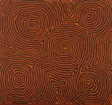 Charlie Tjapangati, Pirrinya Swamp Site - Tingari Cycle, 2011, Acrylic on Linen