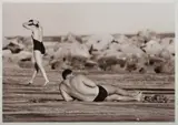 Ian Lever, Clovelly Sunbather, Vintage Selenium Toned Photograph