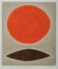 Two Planets by John Coburn, 2002, S/Print 36/75, sold May 2021