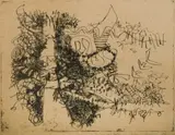 Frank Hodgkinson, Bull & Symbols, 1961, Lithograph (unnumbered)