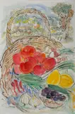 Salvatore Zofrea, Antipasti - Illustration for 'The Art of Traditional Italian,' p. 22, W/Clr & Ink