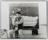 Greg Weight, John Olsen and The Bath, 1995,' printed, 1986, Black & White Photograph