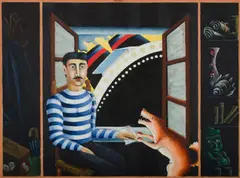 Carlo Montesi, Mia Cara Maria [my dear Maria], 1993, Oil on Canvas
