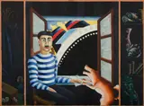 Carlo Montesi, Mia Cara Maria [my dear Maria], 1993, Oil on Canvas