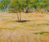 Sergio Sill, On the Road to Nowra - Hillside, 1999, Oil on Canvas