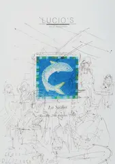 John Beard, Graci, Lucio, Delizioso,' 24th October, 2006, Pen & Ink on Paper