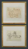 Donald Friend, (2), Pen & Ink (2)