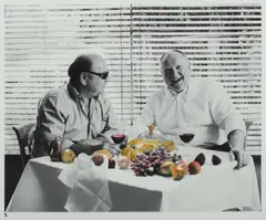 Greg Weight, Lucio with his cousin, Mario - 'my mentor, Photographer's blindstamp lower right