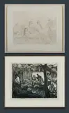 Salvatore Zofrea, (2), etching A/P (45x60cm plate)