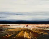 Colin Parker, The Rough Road, Oil on Board