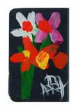 Pro Hart, Floral Study on Bible, Oil on Bible Cover