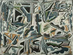 Roger Crawford, Untitled, 1982, Acrylic on Ply