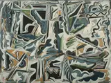 Roger Crawford, Untitled, 1982, Acrylic on Ply