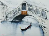 Mark Hanham, Rialto, 2012, Acrylic on Canvas