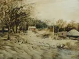 Ken Johnson, Back Road to Captains Flat [NSW], 1971, Oil on Board