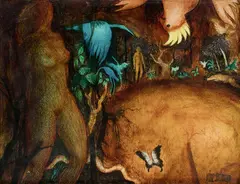 Heinz Steinmann, Ulysses Hide-out, Oil on Board