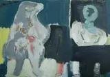 Paul Haefliger, Untitled, Oil on Card