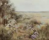 Anita Newman, Sweet Summer's Morning, 1980, Oil on Canvas Board