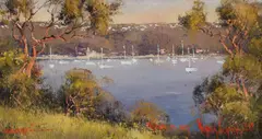 Tribute to 1889, Clontarf by Werner Filipich, 1989, Oil on Board, sold Mar 2021