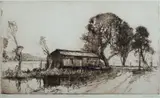 Sydney Long, Boatshed, Narrabeen