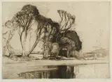 Sydney Long, The Lake, Avoca
