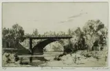 Douglas Pratt, Lennox Bridge,' Parramatta, Etching 74/75