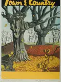 William Kermode, Autumn Trees, Gouache