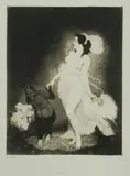 Debut by Norman Lindsay, Facsimile Etching 111/550, sold Mar 2021