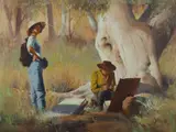 Allan Waite, Plein Air Painter, Oil on Canvas on Board