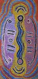 Ngapa Jukurrpa (Water Dreaming) - Puyurra by Judy Granites Nampijinpa, 2007, Acrylic on Canvas,, sold Mar 2021