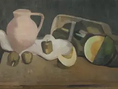 Eileen Berndt, Modernist Still Life, Oil on Board
