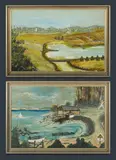 Ivor Boyd, (2), Oil on Board (2)