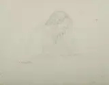 Mukul Dey, Study of the Bengali Poet & Nobel Prize Winner Rabindranath Tagore, 12th May, 1916, Pencil