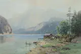 Fritz Lach, Altausseer See [Austria], 1925, W/Clr & Pastel