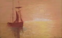Aurel Fratila, Odessa, 1917, Pastel