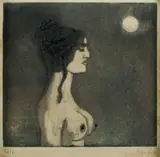 Vicente Gandía, Nude in Moonlight