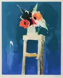 Donald Hamilton Fraser, Poppies on a Stool, 1981, S/Print 40/200