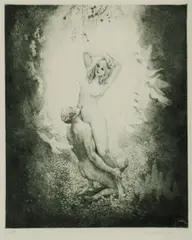 Norman Lindsay, Virtue, Facsimile Etching 208/550