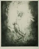 Virtue by Norman Lindsay, Facsimile Etching 208/550, sold Feb 2021