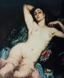 Languor by Norman Lindsay, Ltd Ed Print ed 600, sold Feb 2021