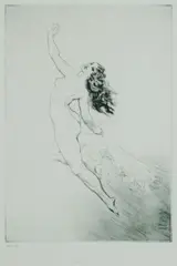Delight by Norman Lindsay, Facsimile Etching 156/550, sold Feb 2021