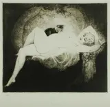 Siesta by Norman Lindsay, Facsimile Etching 498/550, sold Feb 2021