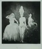 Three Dresses by Norman Lindsay, Facsimile Etching 264/550, sold Feb 2021