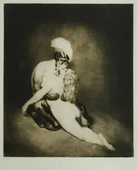 Norman Lindsay, Desire, Facsimile Etching 129/550