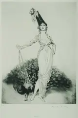Juno by Norman Lindsay, Facsimile Etching 339/550, sold Feb 2021